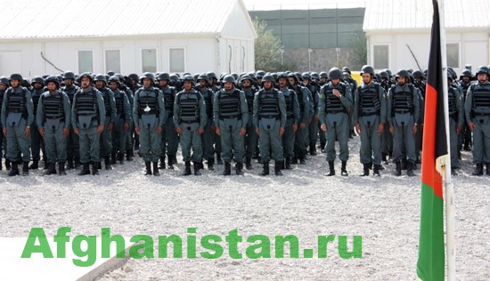 Пограничная полция на западе Афганистана 